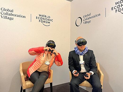 Immersive experiences at WEF